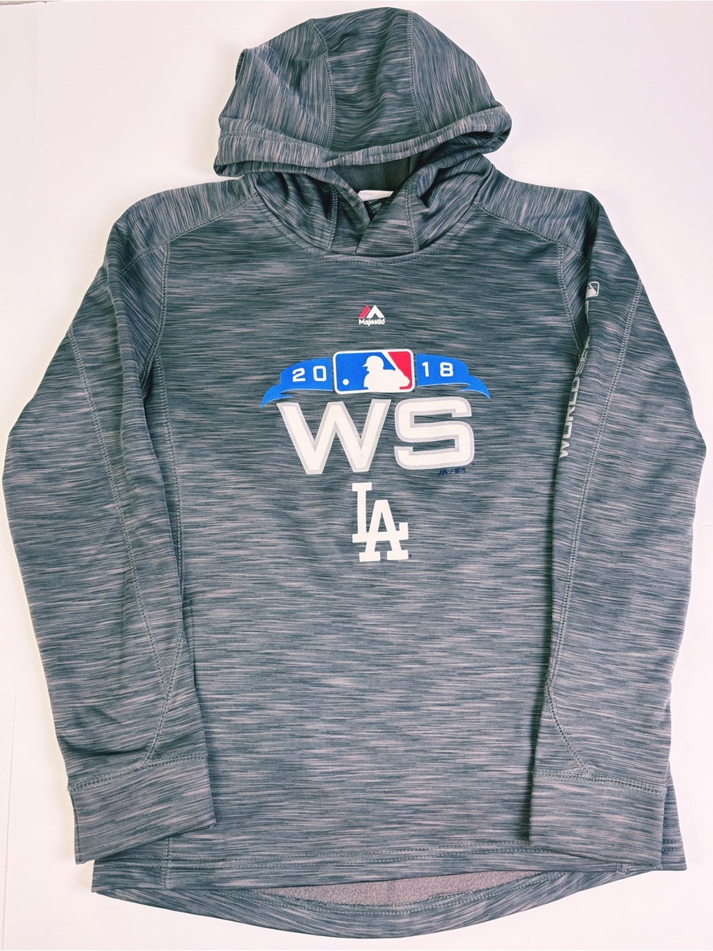2018 World Series LA Dodgers Majestic Hoodie
Youth L 14/16 Gray MLB